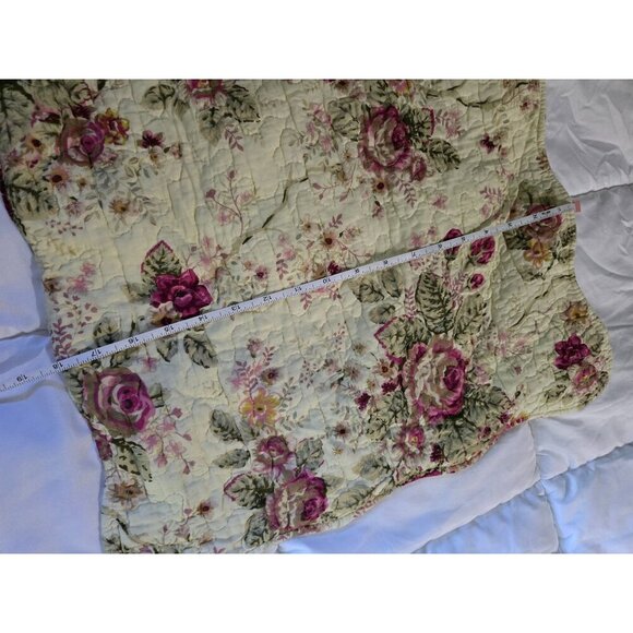 Vintage Shabby Chic Rose Floral Cottage Pillow Case - Picture 6 of 7